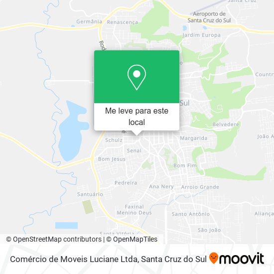 Comércio de Moveis Luciane Ltda mapa