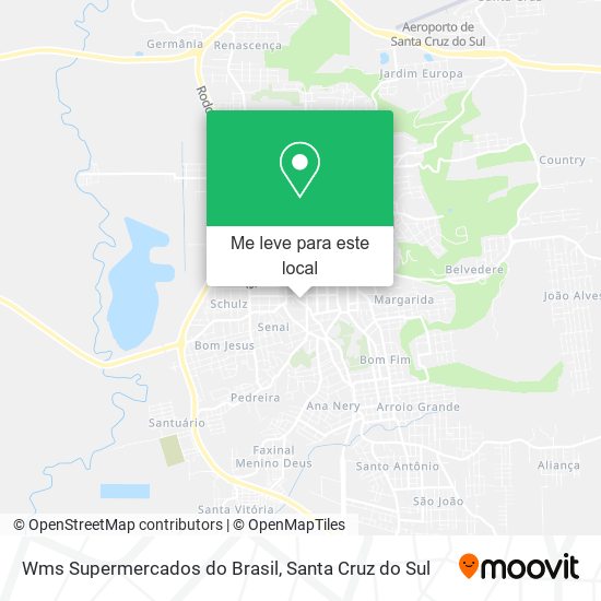 Wms Supermercados do Brasil mapa