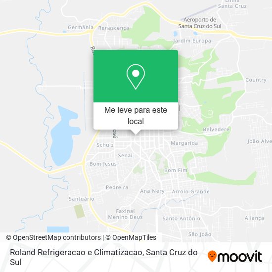 Roland Refrigeracao e Climatizacao mapa