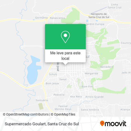 Supermercado Goulart mapa