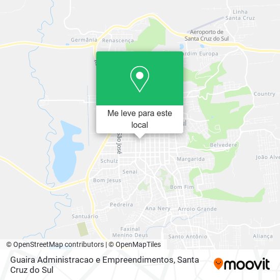 Guaira Administracao e Empreendimentos mapa