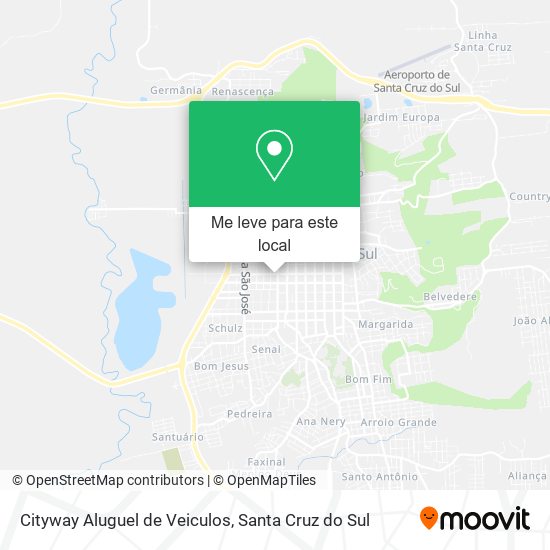 Cityway Aluguel de Veiculos mapa
