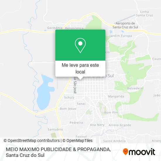 MEIO MAXIMO PUBLICIDADE & PROPAGANDA mapa