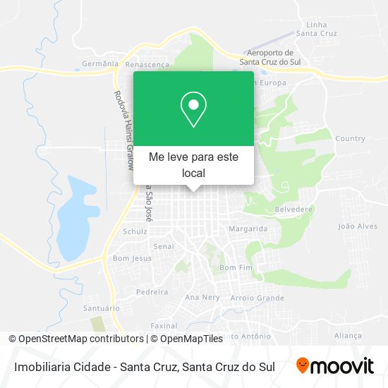 Imobiliaria Cidade - Santa Cruz mapa