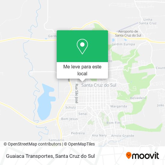 Guaiaca Transportes mapa
