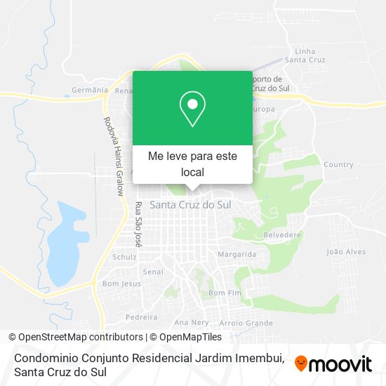 Condominio Conjunto Residencial Jardim Imembui mapa