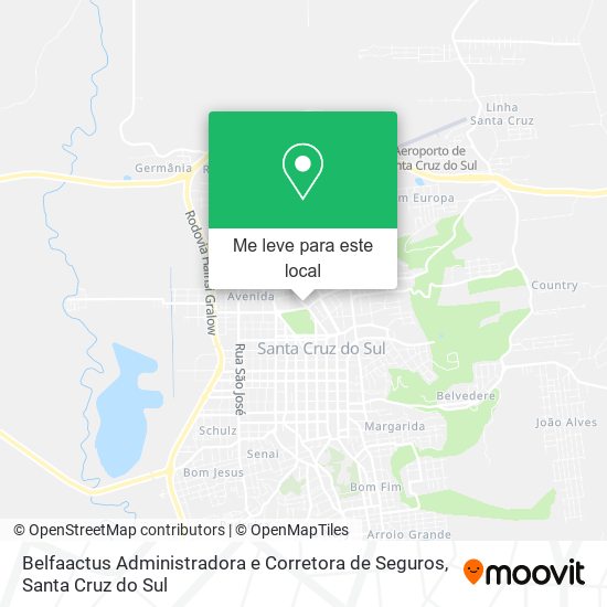 Belfaactus Administradora e Corretora de Seguros mapa