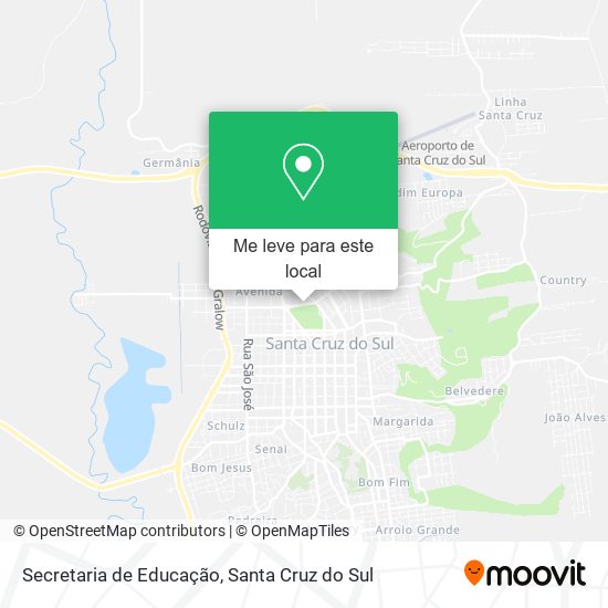 Secretaria de Educação mapa