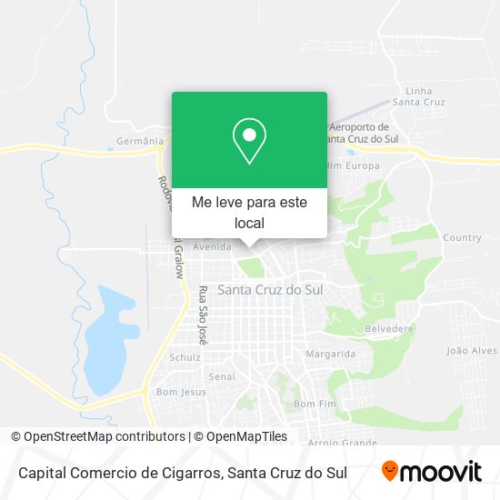 Capital Comercio de Cigarros mapa