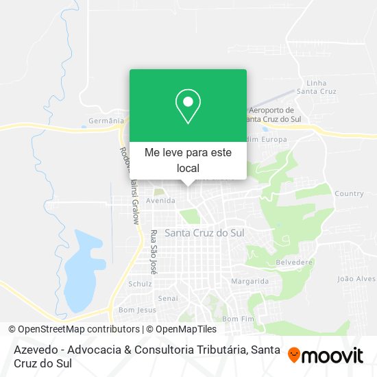 Azevedo - Advocacia & Consultoria Tributária mapa