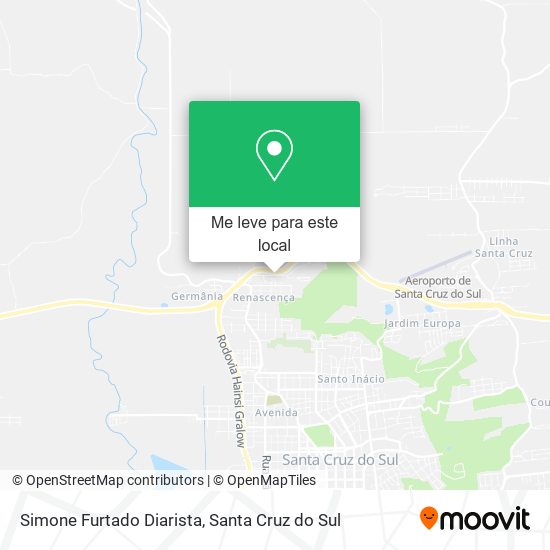 Simone Furtado Diarista mapa