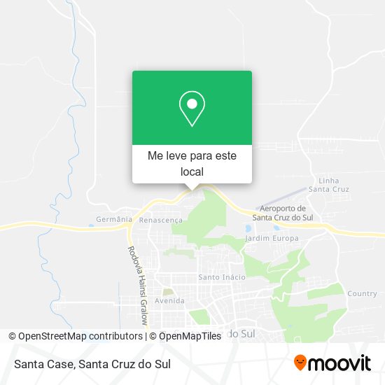 Santa Case mapa