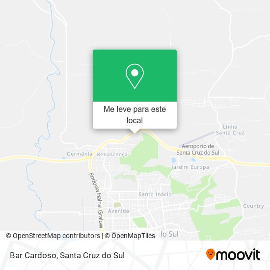 Bar Cardoso mapa