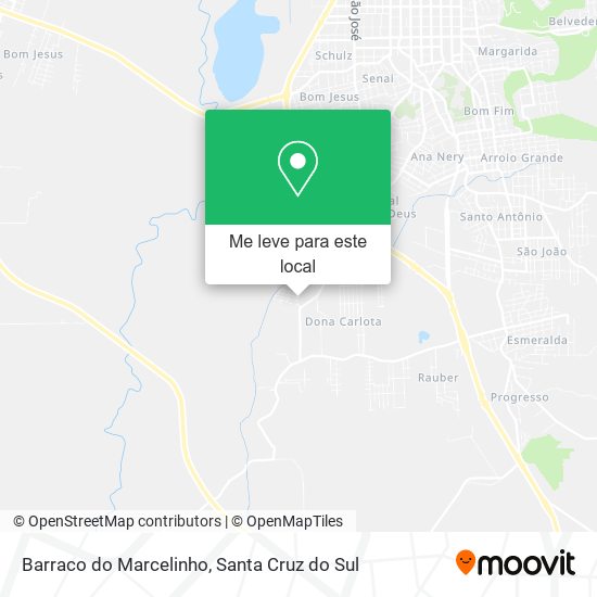 Barraco do Marcelinho mapa