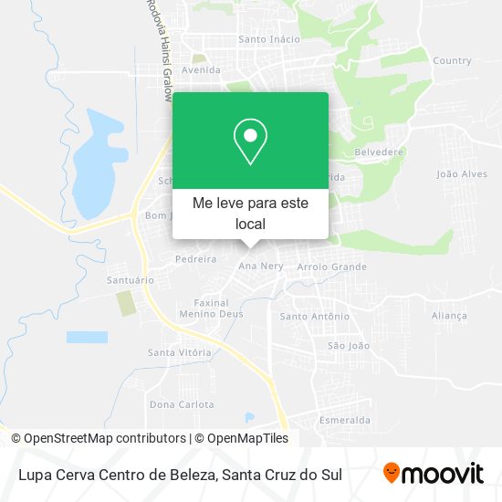 Lupa Cerva Centro de Beleza mapa