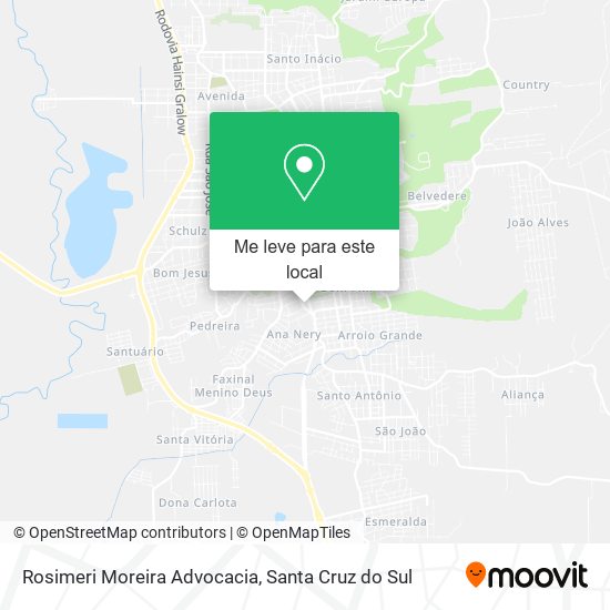 Rosimeri Moreira Advocacia mapa