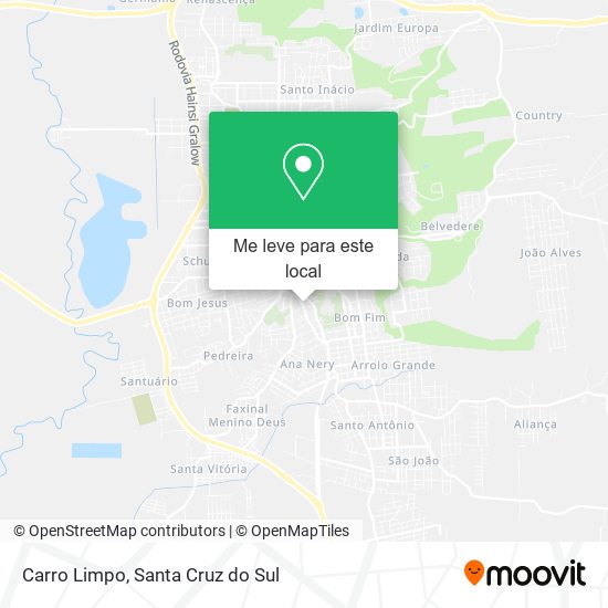 Carro Limpo mapa