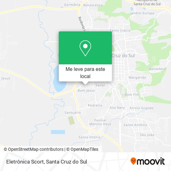 Eletrônica Scort mapa