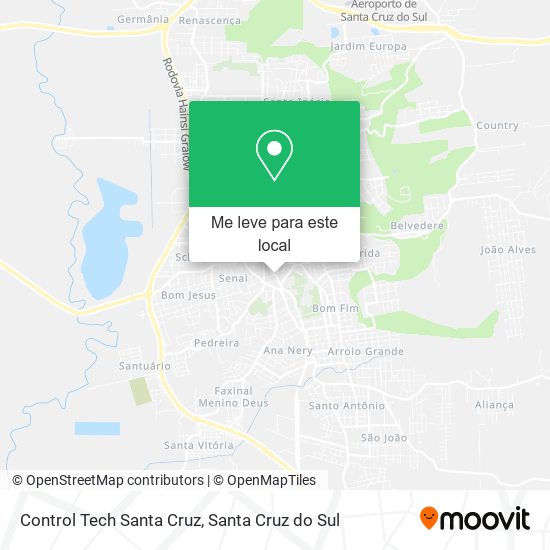 Control Tech Santa Cruz mapa