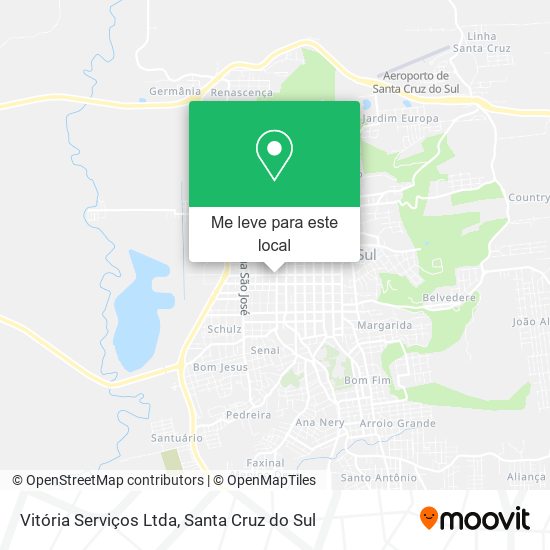 Vitória Serviços Ltda mapa