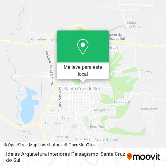 Ideias Arquitetura Interiores Paisagismo mapa