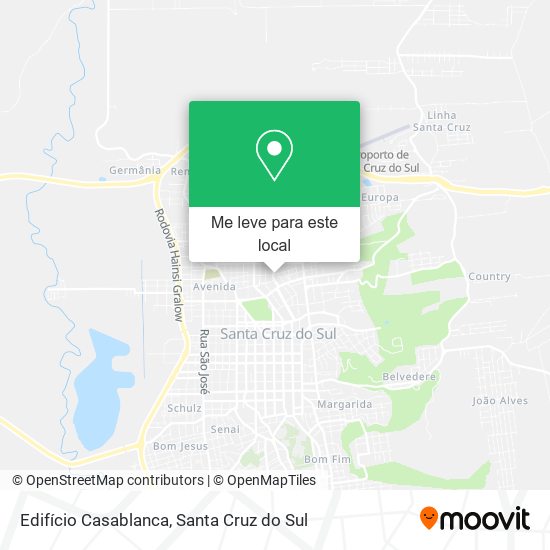 Edifício Casablanca mapa