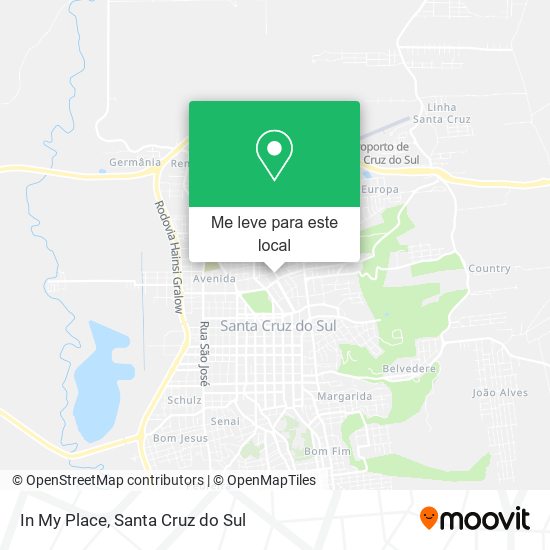 In My Place mapa