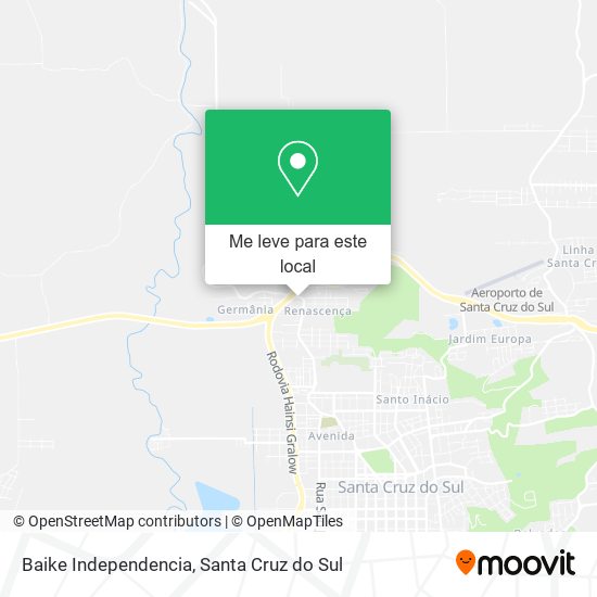 Baike Independencia mapa