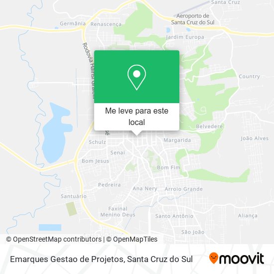 Emarques Gestao de Projetos mapa