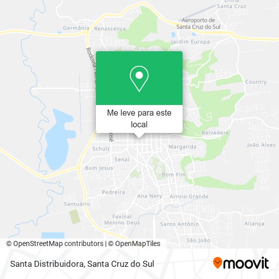 Santa Distribuidora mapa