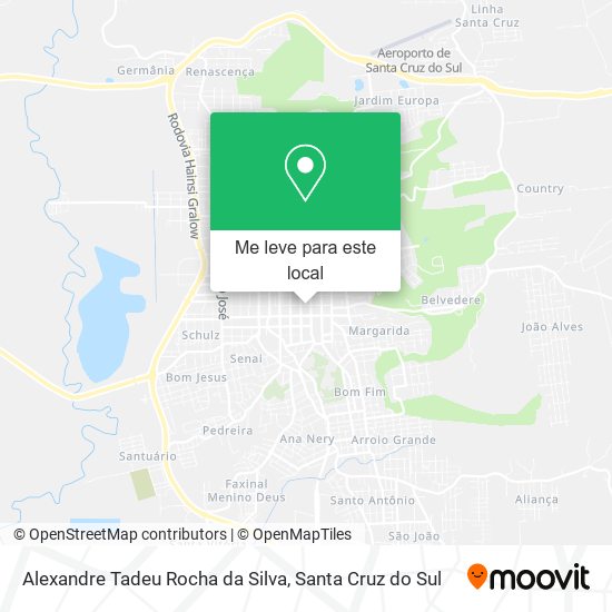 Alexandre Tadeu Rocha da Silva mapa