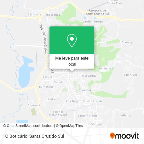 O Boticário mapa