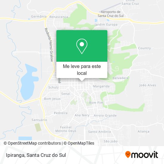 Ipiranga mapa