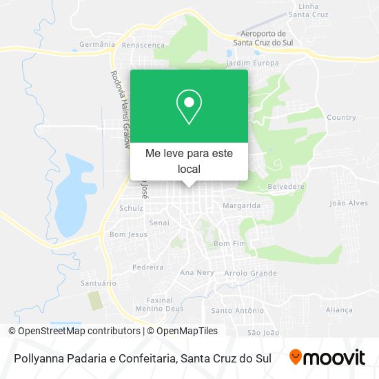 Pollyanna Padaria e Confeitaria mapa