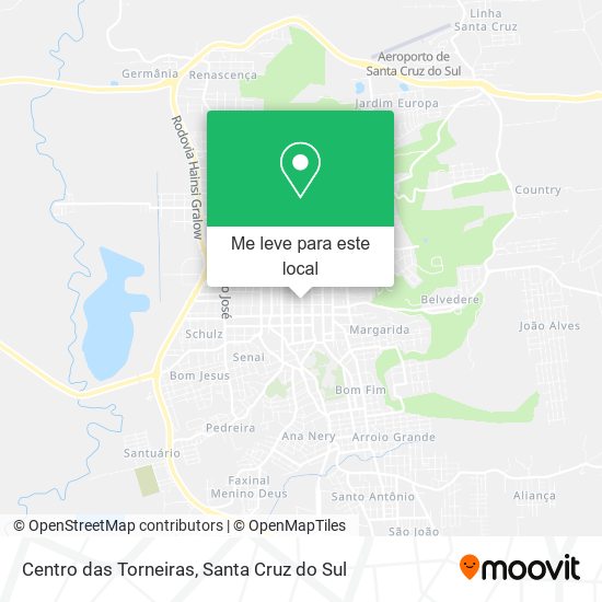 Centro das Torneiras mapa