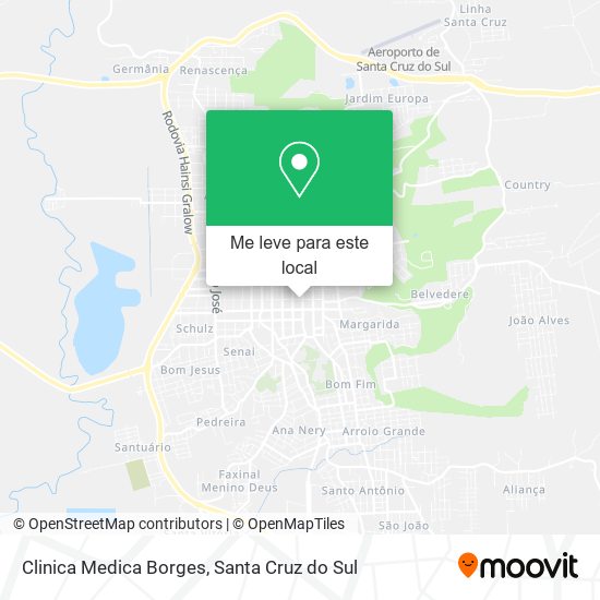 Clinica Medica Borges mapa