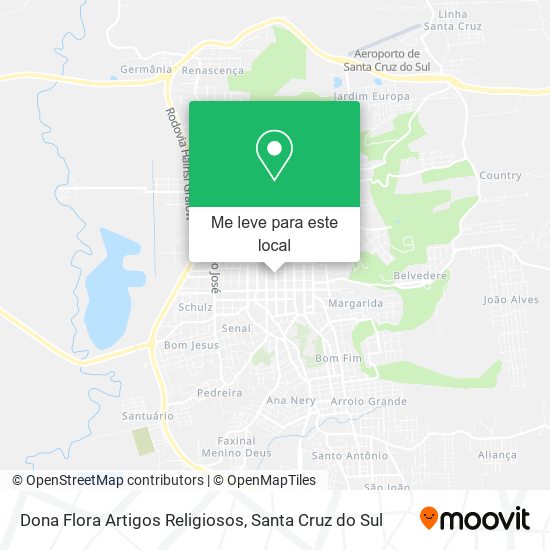 Dona Flora Artigos Religiosos mapa