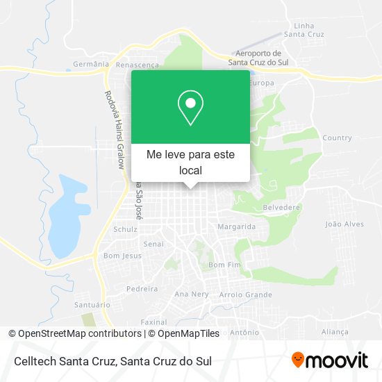 Celltech Santa Cruz mapa