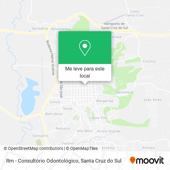 Rm - Consultório Odontológico mapa