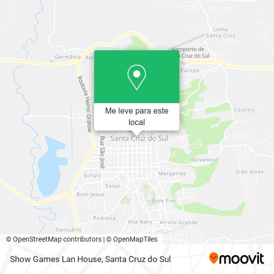 Show Games Lan House mapa