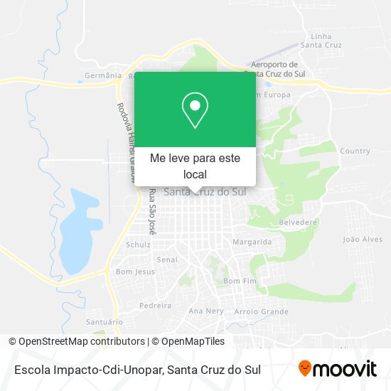 Escola Impacto-Cdi-Unopar mapa