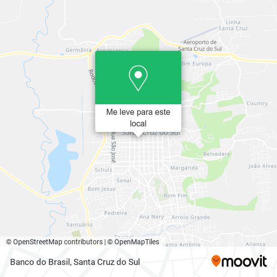 Banco do Brasil mapa