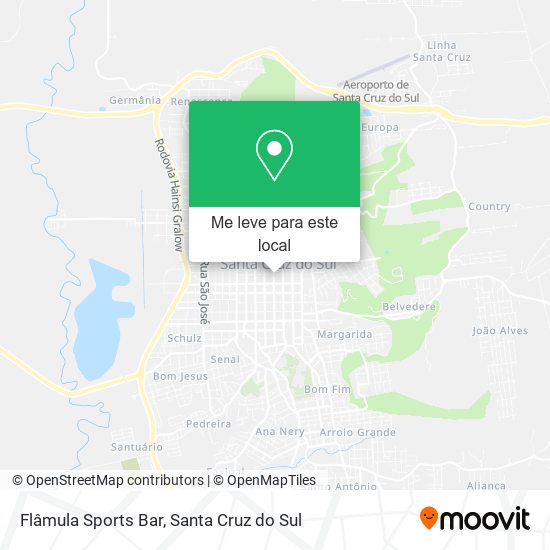 Flâmula Sports Bar mapa