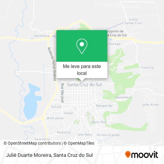 Juliê Duarte Moreira mapa
