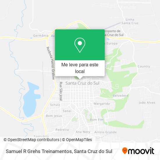 Samuel R Grehs Treinamentos mapa