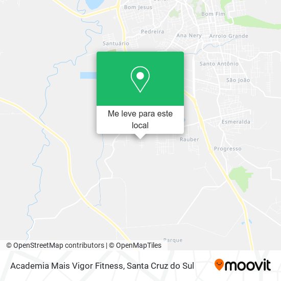 Academia Mais Vigor Fitness mapa