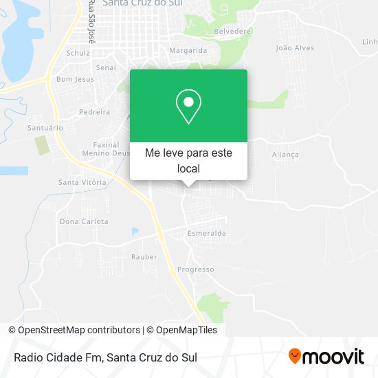 Radio Cidade Fm mapa