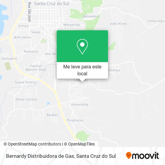 Bernardy Distribuidora de Gas mapa