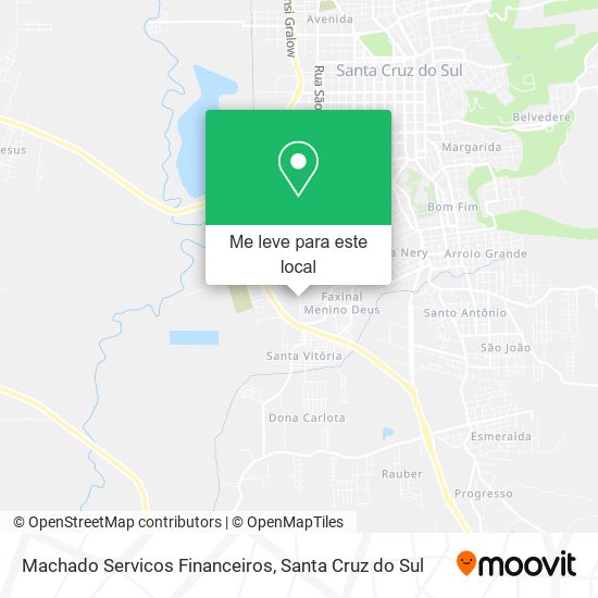 Machado Servicos Financeiros mapa