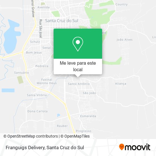 Franguigs Delivery mapa